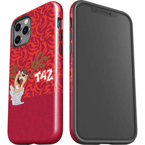 Looney Tunes Tasmanian Devil Swirl iPhone 12 Pro Impact Case