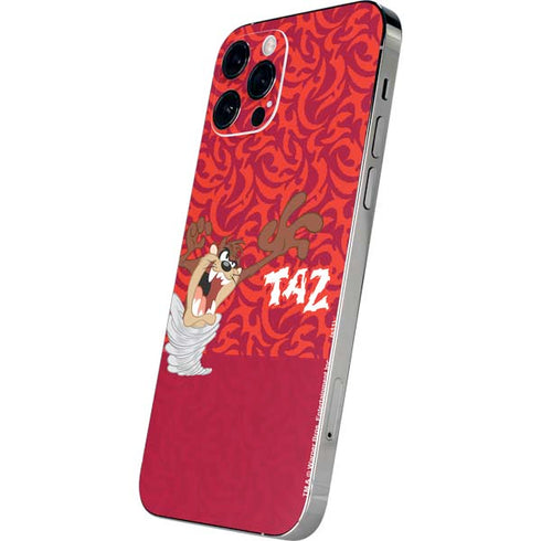 Looney Tunes Tasmanian Devil Swirl iPhone 12 Pro Skin
