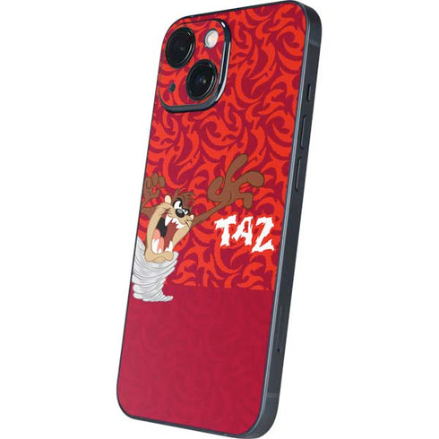 Looney Tunes Tasmanian Devil Swirl iPhone 13 Mini Skin