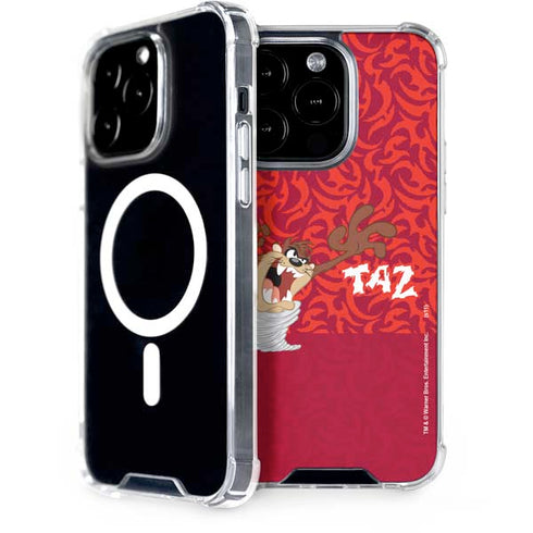 Looney Tunes Tasmanian Devil Swirl iPhone 13 Pro MagSafe Case
