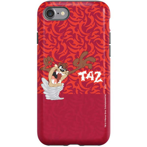 Looney Tunes Tasmanian Devil Swirl iPhone SE (2nd & 3rd Gen) Pro Case