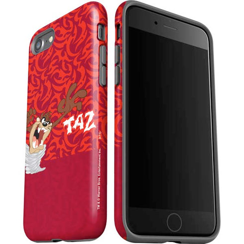 Looney Tunes Tasmanian Devil Swirl iPhone SE (2nd & 3rd Gen) Pro Case