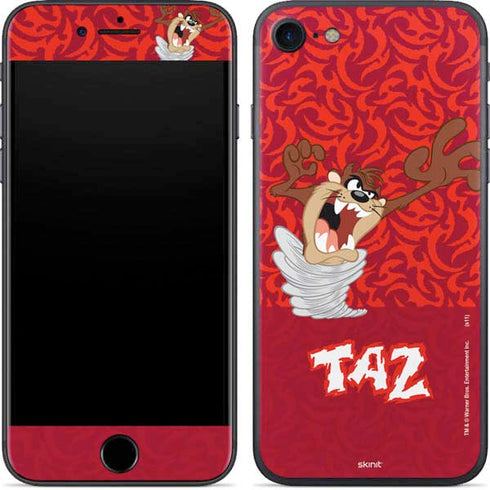 Looney Tunes Tasmanian Devil Swirl iPhone SE (2nd & 3rd Gen) Skin
