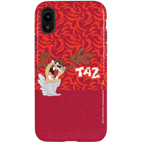 Looney Tunes Tasmanian Devil Swirl iPhone XR Pro Case