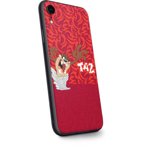Looney Tunes Tasmanian Devil Swirl iPhone XR Skin