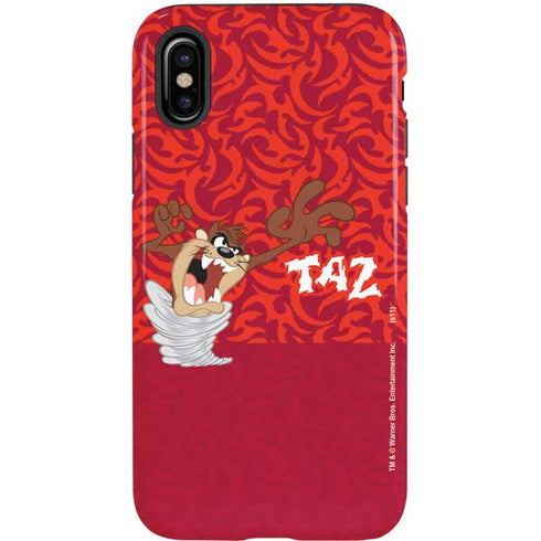 Looney Tunes Tasmanian Devil Swirl iPhone XS Pro Case