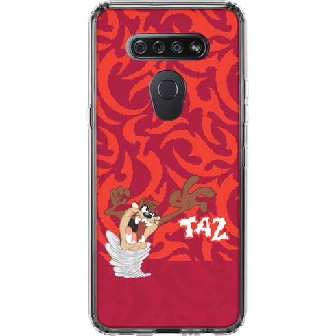 Looney Tunes Tasmanian Devil Swirl LG K51/Q51 Clear Case