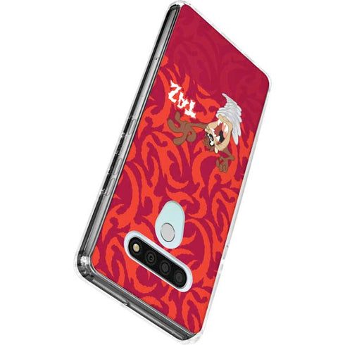Looney Tunes Tasmanian Devil Swirl LG Stylo 6 Clear Case