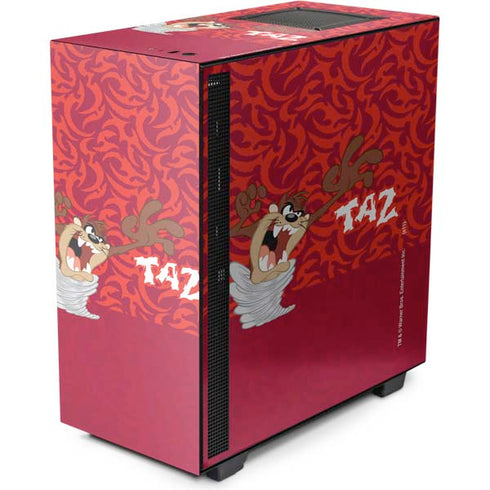 Looney Tunes Tasmanian Devil Swirl NZXT H510 Compact ATX Mid-Tower Case Skin