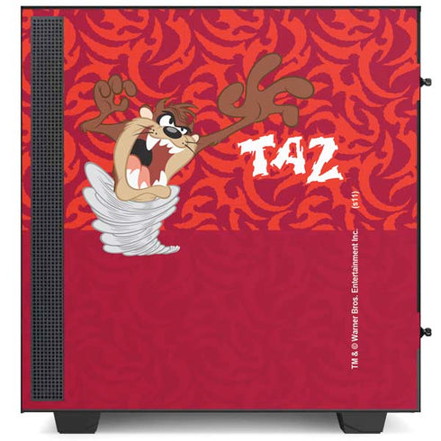 Looney Tunes Tasmanian Devil Swirl NZXT H510 Compact ATX Mid-Tower Case Skin