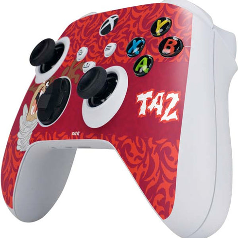 Looney Tunes Tasmanian Devil Swirl Xbox Series S Controller Skin