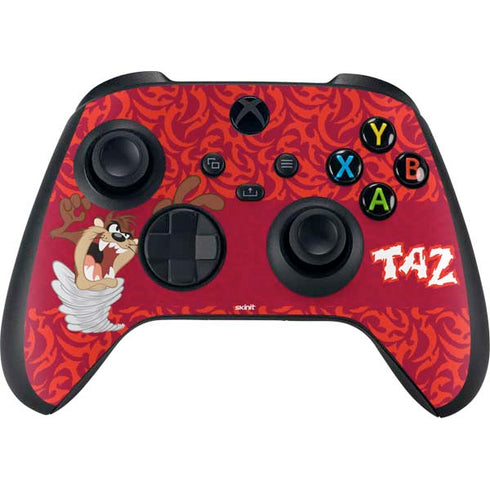 Looney Tunes Tasmanian Devil Swirl Xbox Series X Controller Skin
