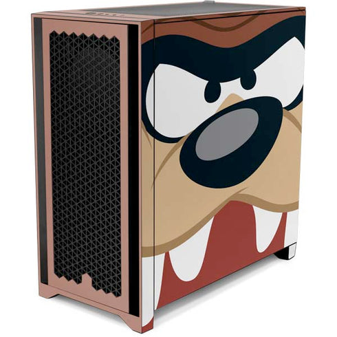 Looney Tunes Tasmanian Devil Up Close Corsair 4000D Tempered Glass Mid-Tower ATX Case Skin