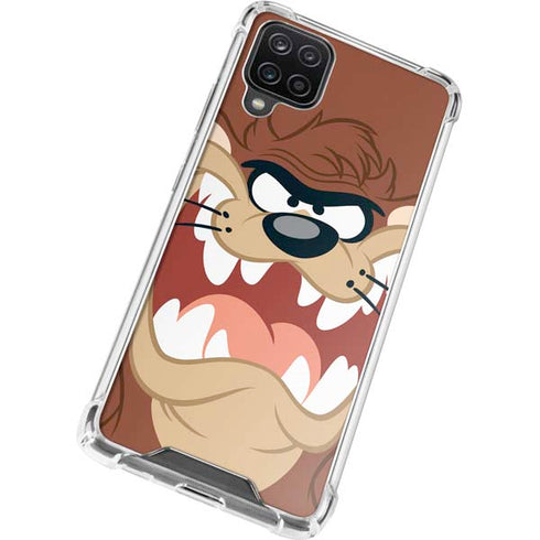 Looney Tunes Tasmanian Devil Up Close Galaxy A12 Clear Case