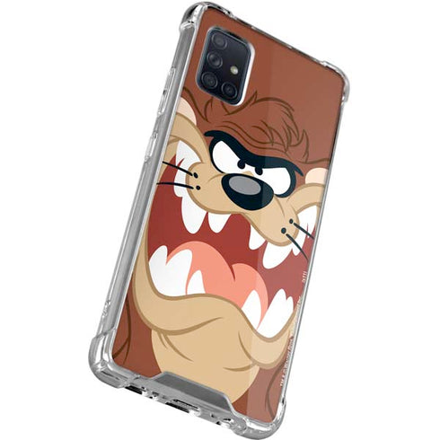Looney Tunes Tasmanian Devil Up Close Galaxy A51 5G Clear Case