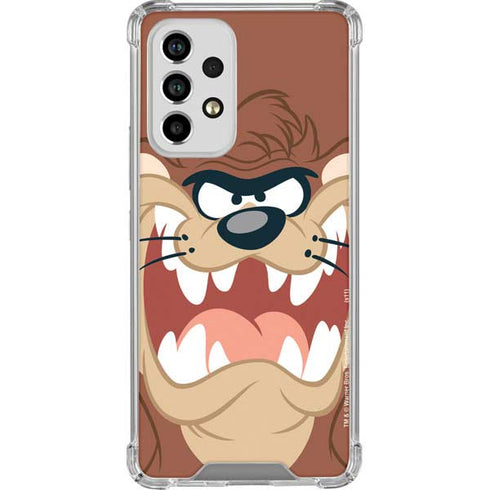 Looney Tunes Tasmanian Devil Up Close Galaxy A53 5G Clear Case