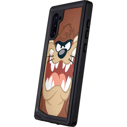 Looney Tunes Tasmanian Devil Up Close Galaxy Note 10 Waterproof Case