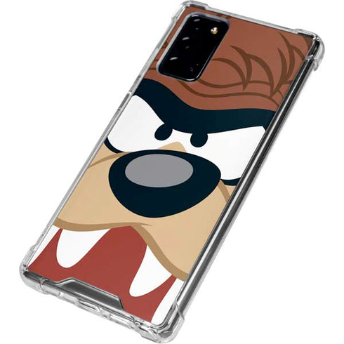 Looney Tunes Tasmanian Devil Up Close Galaxy Note20 5G Clear Case
