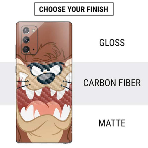 Looney Tunes Tasmanian Devil Up Close Galaxy Note20 5G Skin
