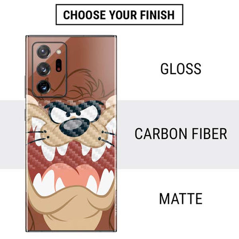 Looney Tunes Tasmanian Devil Up Close Galaxy Note20 Ultra 5G Skin