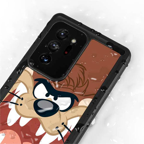 Looney Tunes Tasmanian Devil Up Close Galaxy Note20 Ultra 5G Waterproof Case