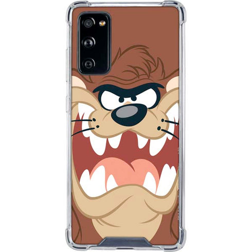 Looney Tunes Tasmanian Devil Up Close Galaxy S20 FE Clear Case