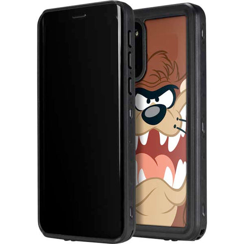 Looney Tunes Tasmanian Devil Up Close Galaxy S20 Waterproof Case