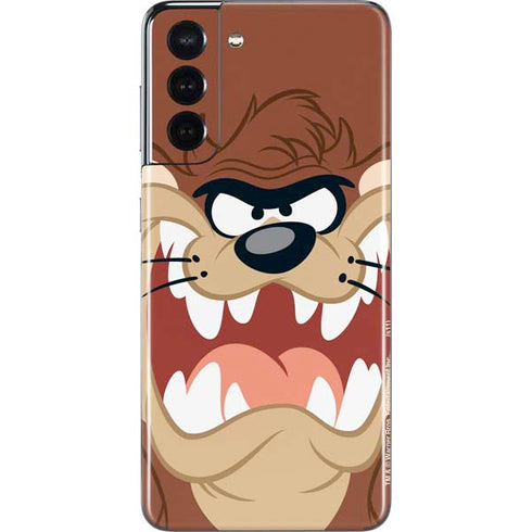 Looney Tunes Tasmanian Devil Up Close Galaxy S21 5G Skin