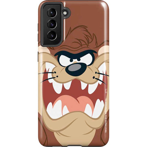 Looney Tunes Tasmanian Devil Up Close Galaxy S21 Plus 5G Pro Case