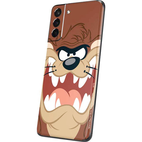 Looney Tunes Tasmanian Devil Up Close Galaxy S21 Plus 5G Skin