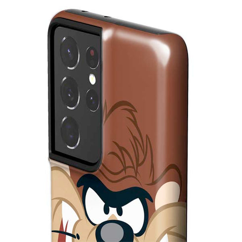 Looney Tunes Tasmanian Devil Up Close Galaxy S21 Ultra 5G Pro Case