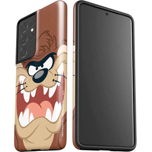 Looney Tunes Tasmanian Devil Up Close Galaxy S21 Ultra 5G Pro Case