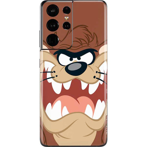 Looney Tunes Tasmanian Devil Up Close Galaxy S21 Ultra 5G Skin