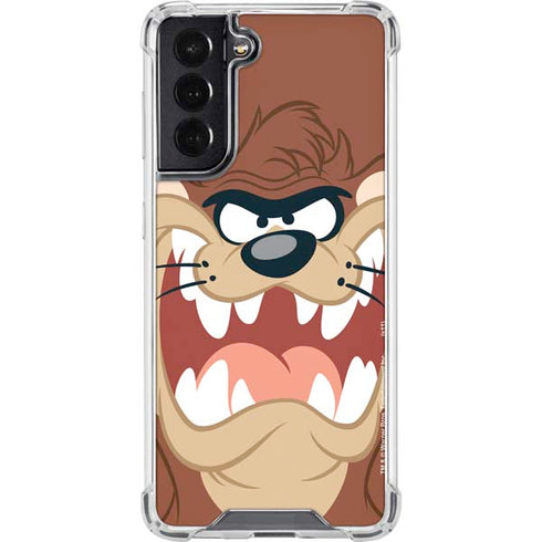 Looney Tunes Tasmanian Devil Up Close Galaxy S22 Clear Case