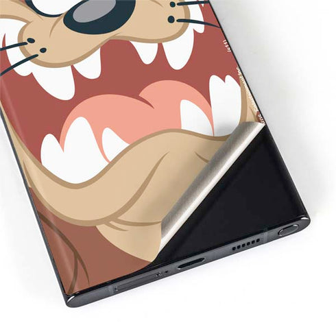 Looney Tunes Tasmanian Devil Up Close Galaxy S22 Ultra Skin