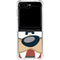 Looney Tunes Tasmanian Devil Up Close Galaxy Z Flip5 5G Clear Case