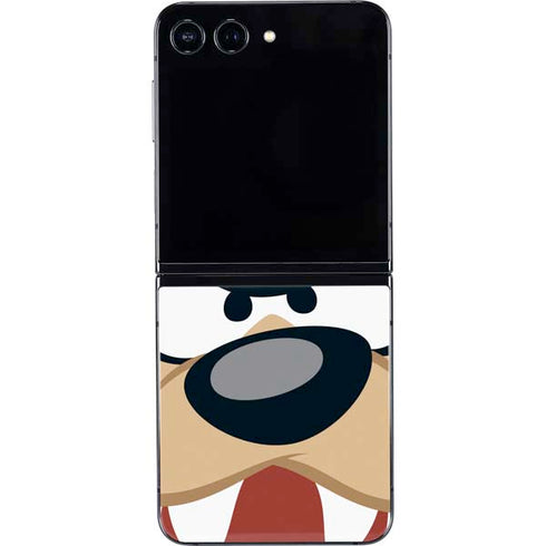 Looney Tunes Tasmanian Devil Up Close Galaxy Z Flip5 5G Skin