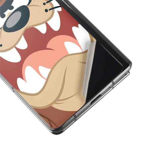 Looney Tunes Tasmanian Devil Up Close Galaxy Z Fold2 5G Skin