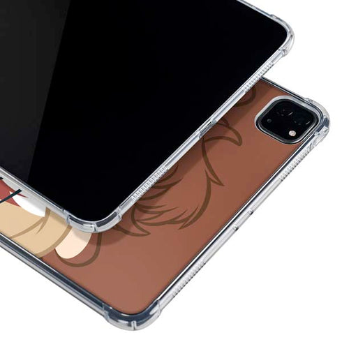 Looney Tunes Tasmanian Devil Up Close iPad Pro 12.9in (2020) Clear Case