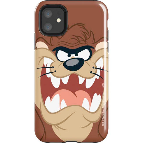 Looney Tunes Tasmanian Devil Up Close iPhone 11 Impact Case
