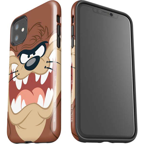 Looney Tunes Tasmanian Devil Up Close iPhone 11 Impact Case