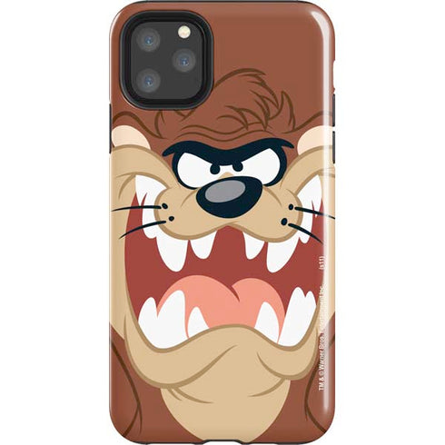 Looney Tunes Tasmanian Devil Up Close iPhone 11 Pro Max Impact Case