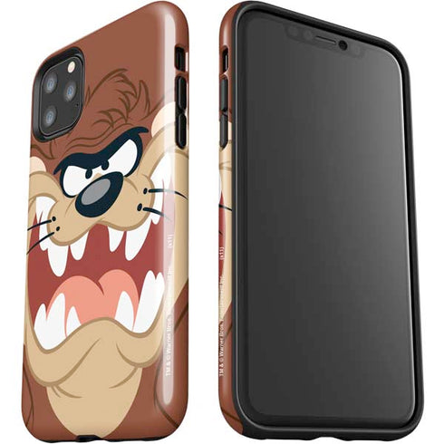 Looney Tunes Tasmanian Devil Up Close iPhone 11 Pro Max Impact Case
