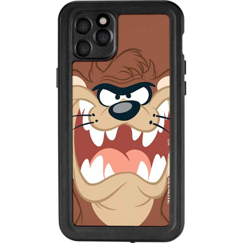 Looney Tunes Tasmanian Devil Up Close iPhone 11 Pro Max Waterproof Case