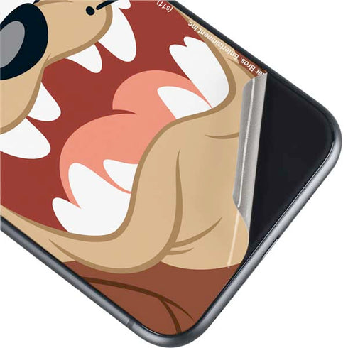 Looney Tunes Tasmanian Devil Up Close iPhone 11 Skin