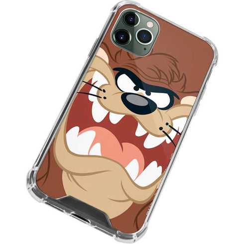 Looney Tunes Tasmanian Devil Up Close iPhone 12 Pro Clear Case