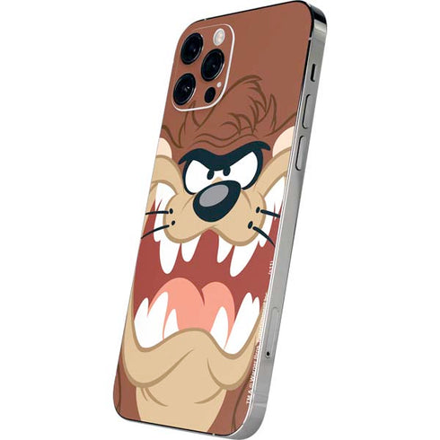 Looney Tunes Tasmanian Devil Up Close iPhone 12 Pro Skin