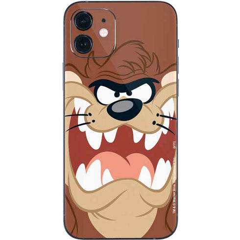 Looney Tunes Tasmanian Devil Up Close iPhone 12 Skin