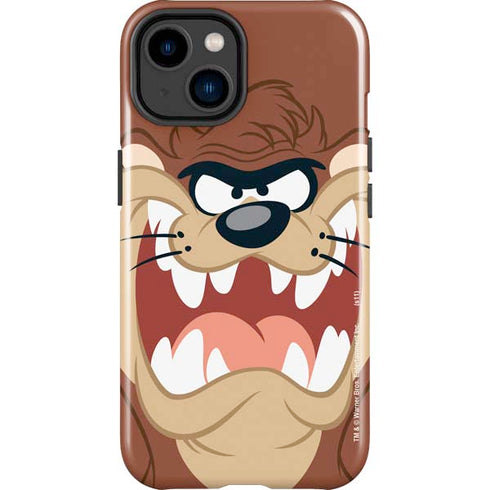 Looney Tunes Tasmanian Devil Up Close iPhone 15 Plus Impact Case