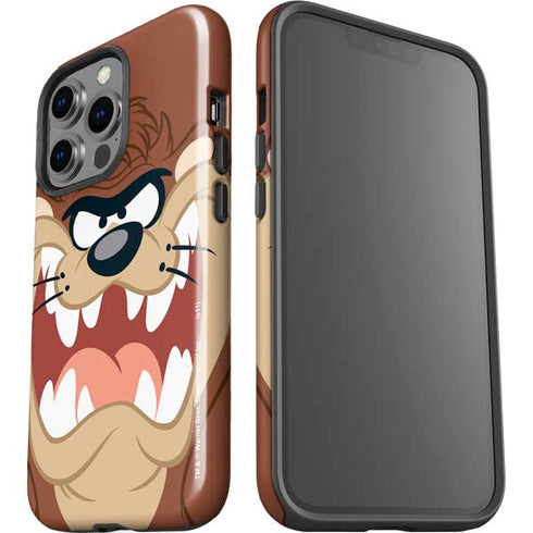Looney Tunes Tasmanian Devil Up Close iPhone 15 Pro Impact Case